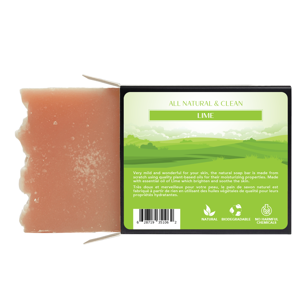 All Natural & Clean - Soap Bar - Lime - 120 g