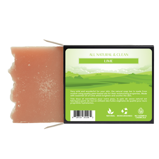 All Natural & Clean - Soap Bar - Lime - 120 g